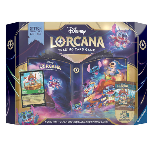 Disney Lorcana Trading Card Game - Azurite Sea Stitch Collector's Gift Set