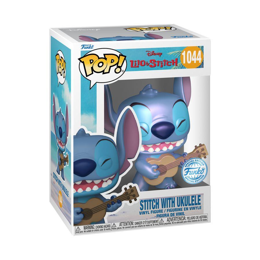 Lilo & Stitch - Stitch with Ukelele Pearlescent Pop! Vinyl