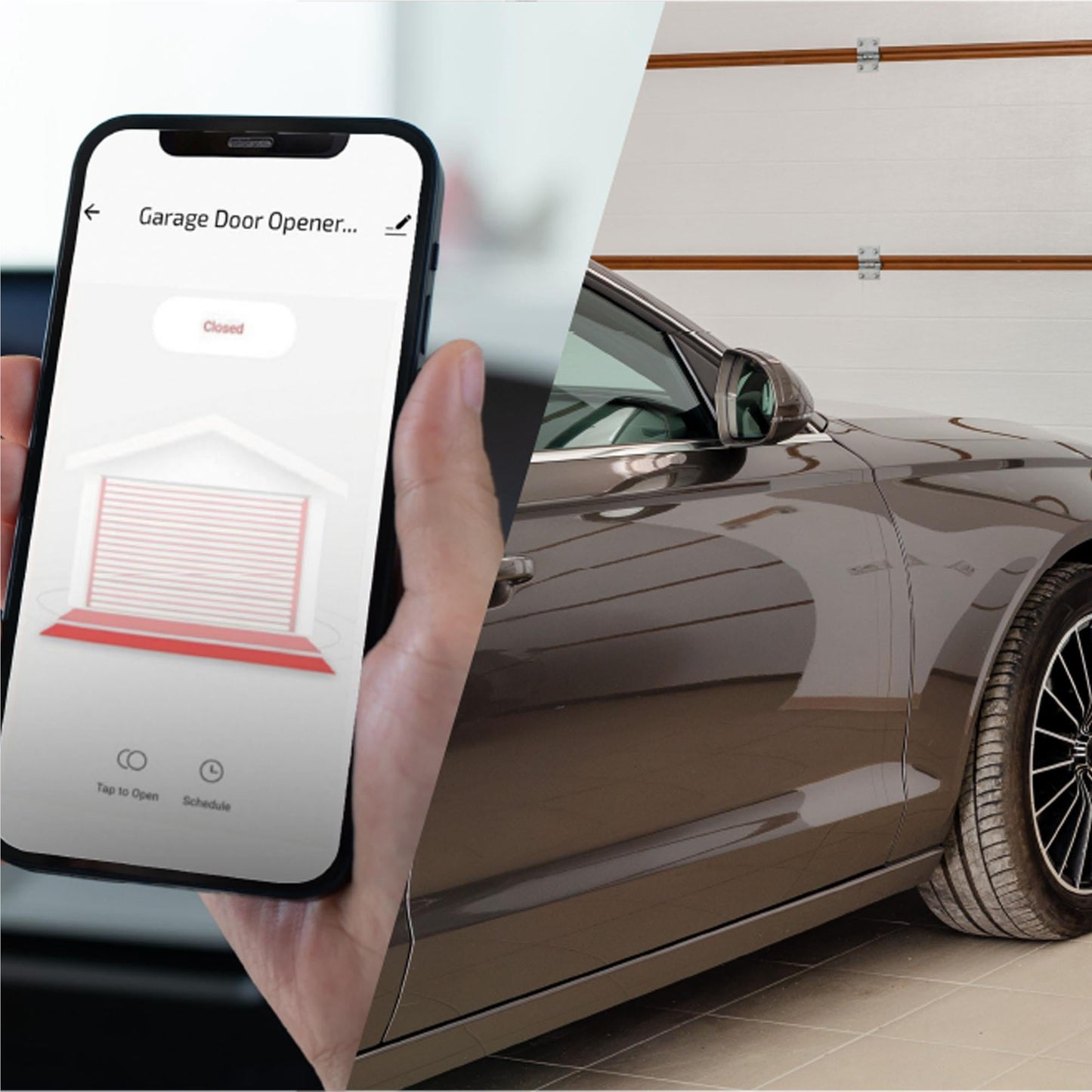 Connect Smart Home Garage Door Opener with Improved Magnetic Sensor