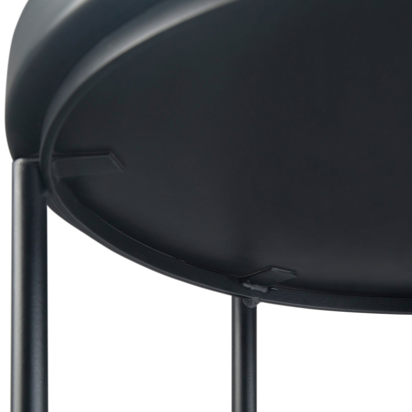 18-inch Round Side Table with Tray Top