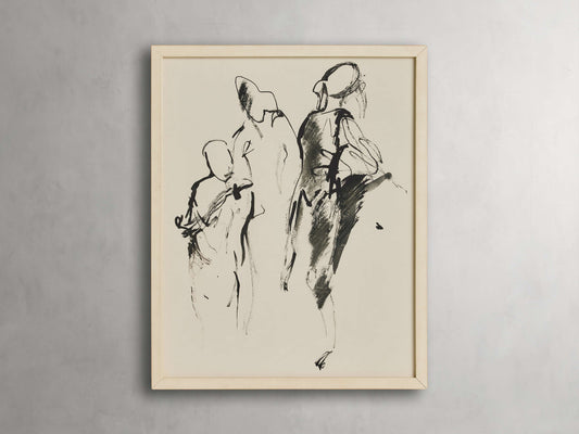 Ebony and Ivory Framed Print