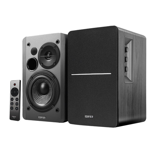 Edifier R1280DBs Active Bluetooth Bookshelf Speakers Optical Input Wireless Studio Monitor Speaker (Black)