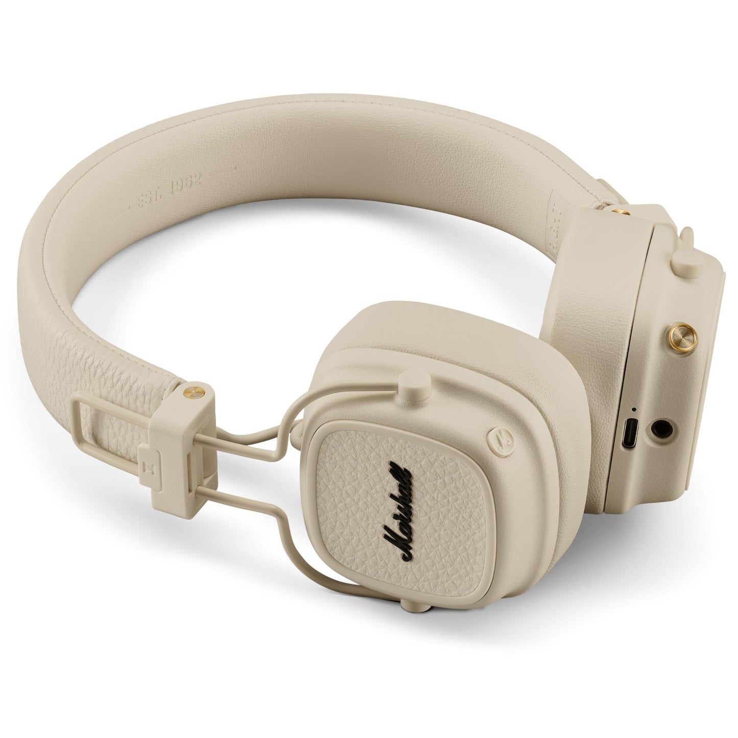 Marshall MAJOR V Wireless On-Ear Bluetooth Headphones (Cream)