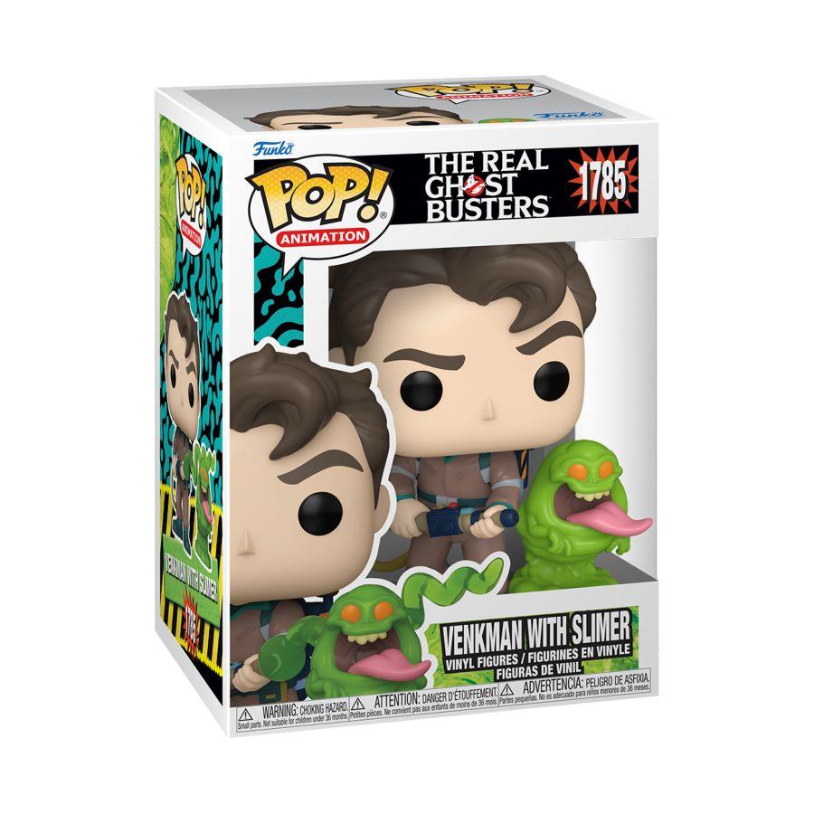 Real Ghostbusters, The (TV'86) - Venkman w/Slimer Pop! Vinyl