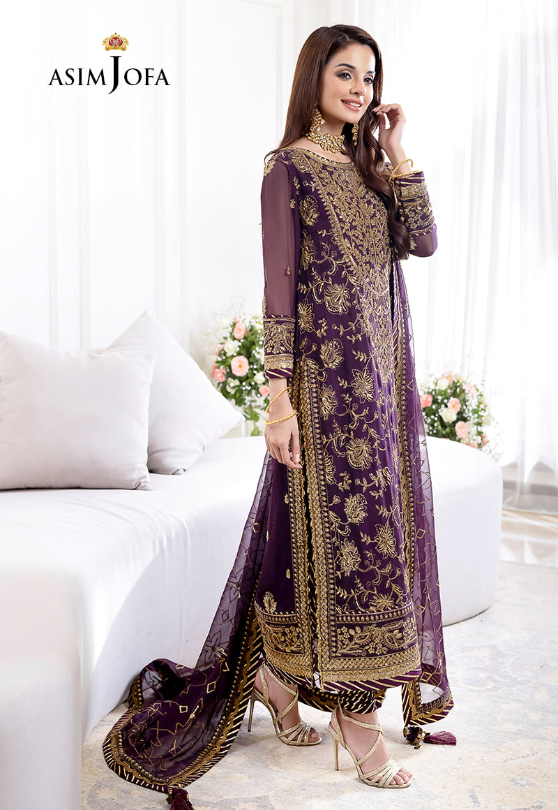 AJJM-06 EMBROIDERED CHIFFON 3 PCS
