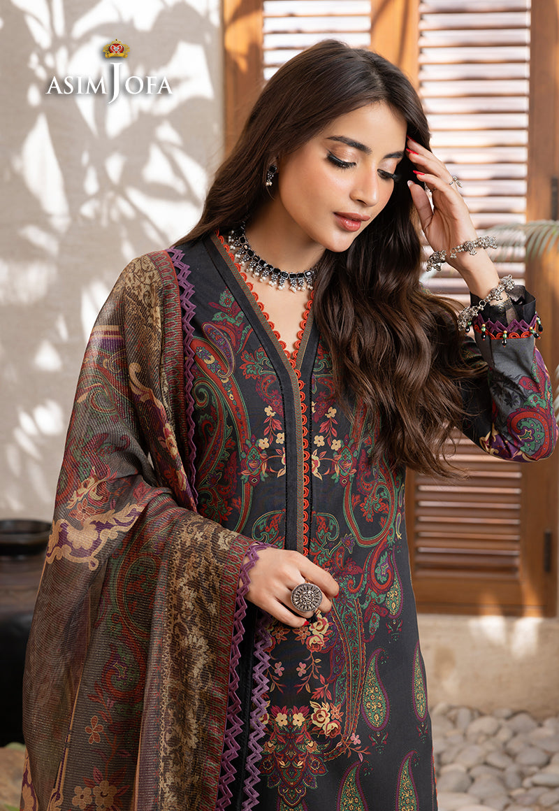 AJRW-27 PRINTED PREMIUM WINTER COTTON 3 PCS