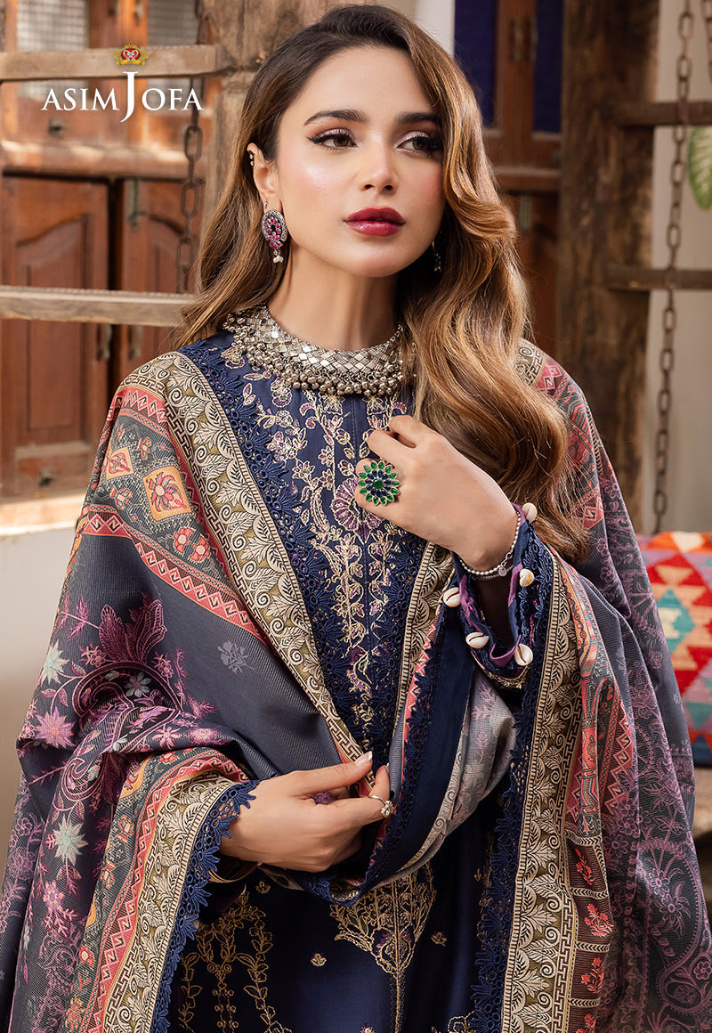 AJRW-31 EMBROIDERED PREMIUM WINTER COTTON 3 PCS