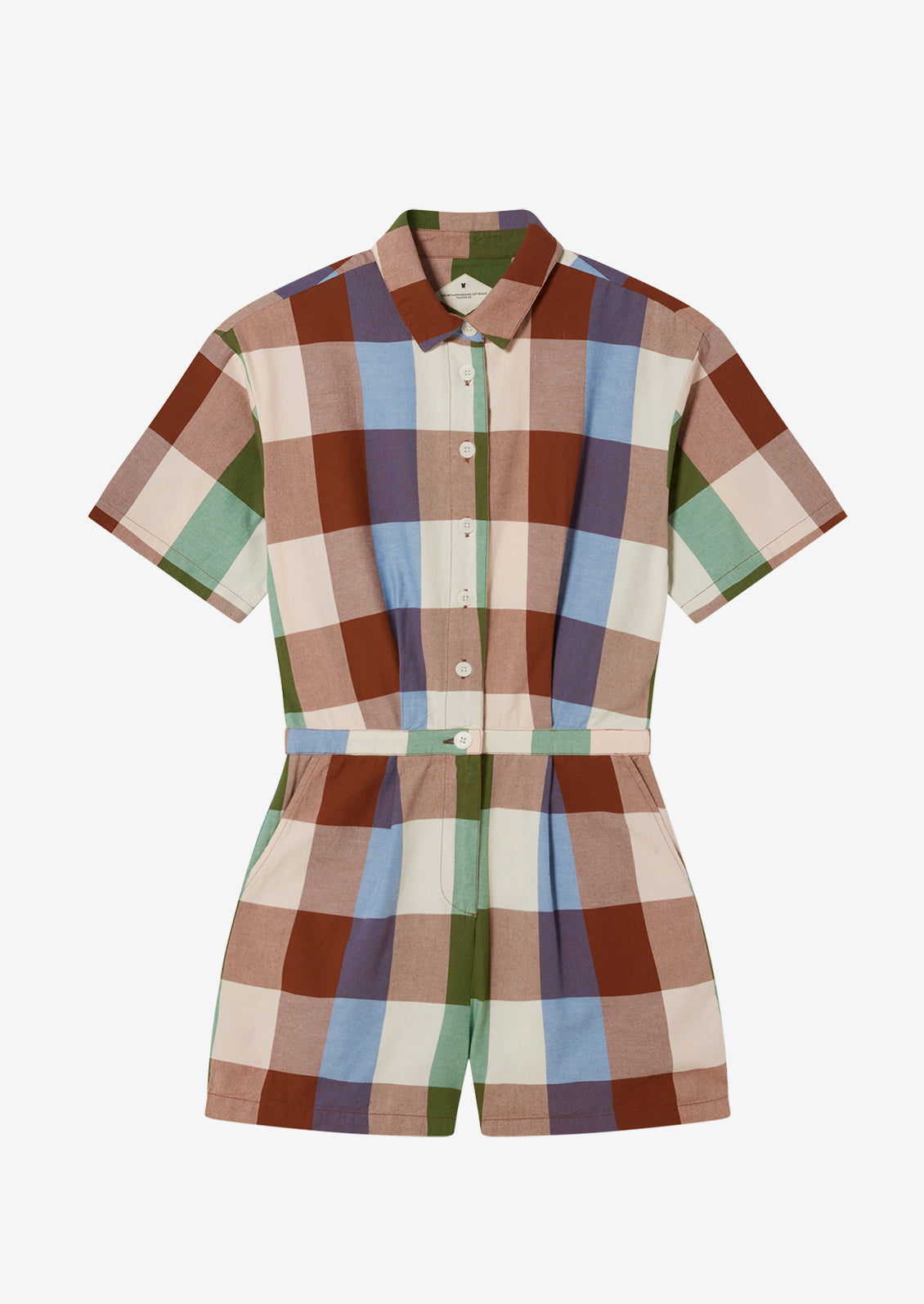 Agata Jumpsuit in Multicolor Madras