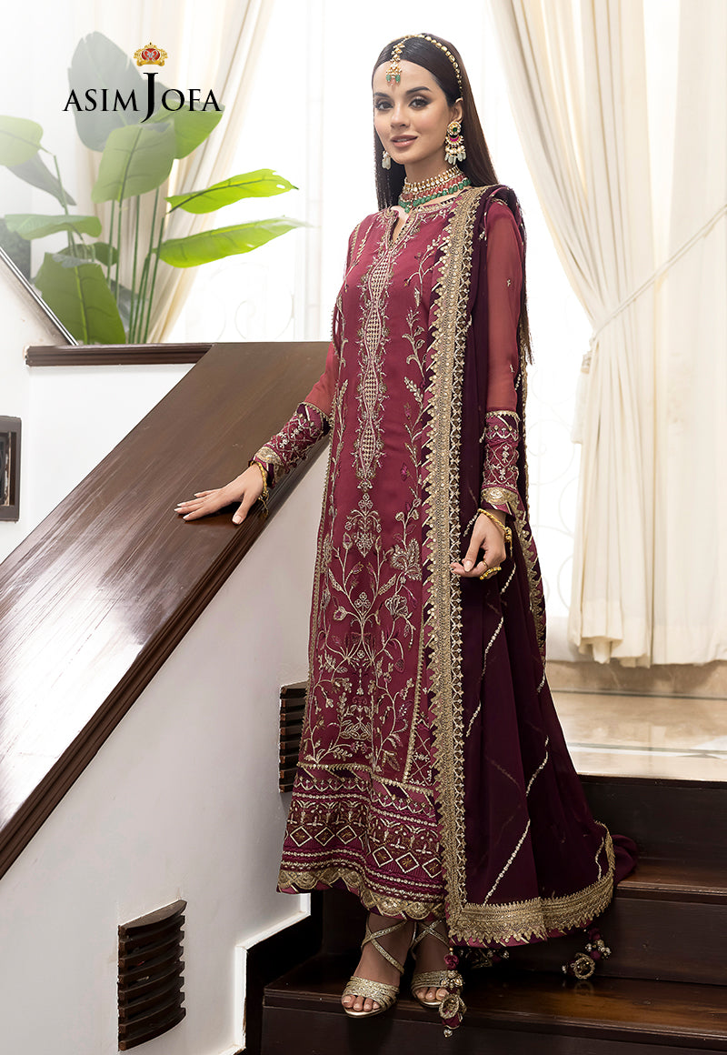 AJJM-24 EMBROIDERED CHIFFON 3 PCS