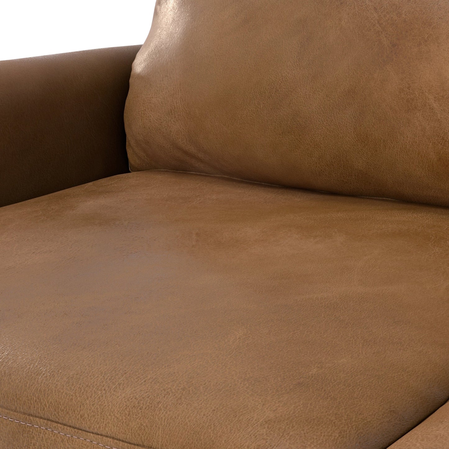 Melodia 76" Upholstered Sofa with Loose Back and Seat Cushion