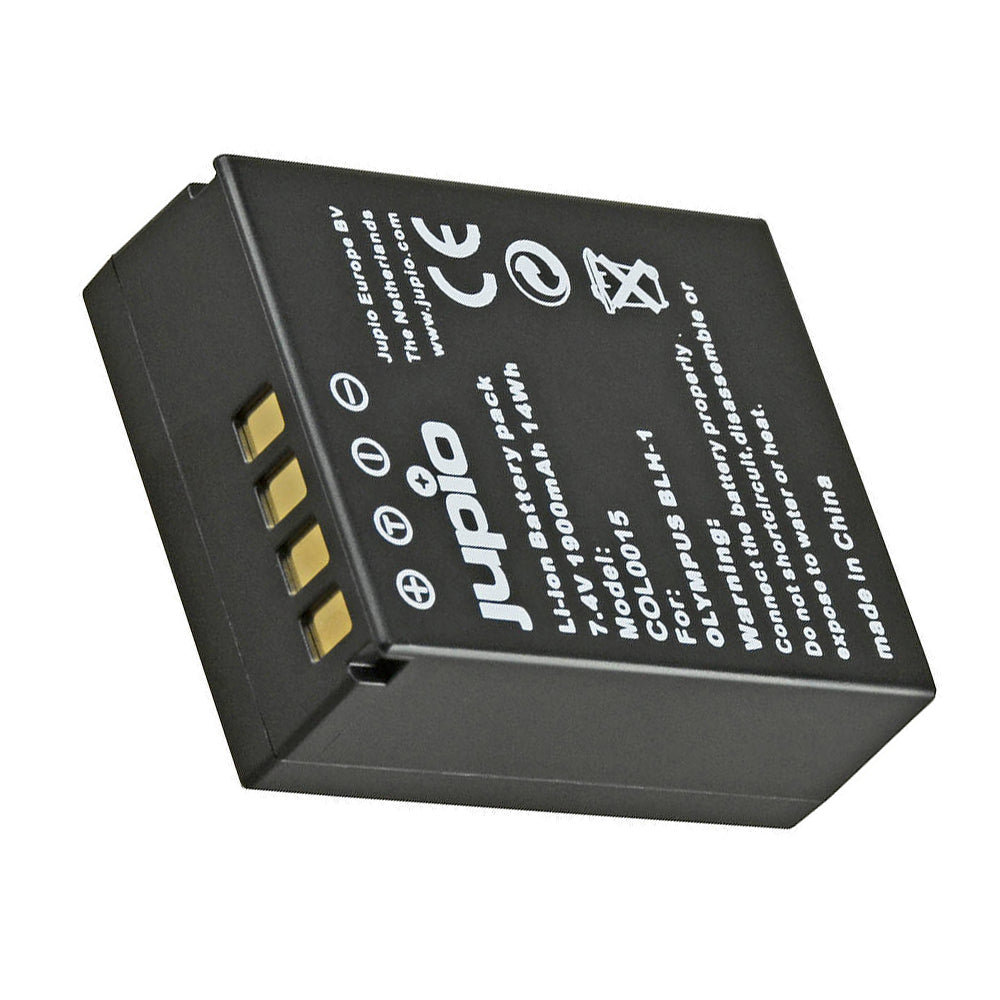 Jupio Li-Ion 7.4V 1900mAh Rechargeable Battery For Olympus BLH-1 Camera