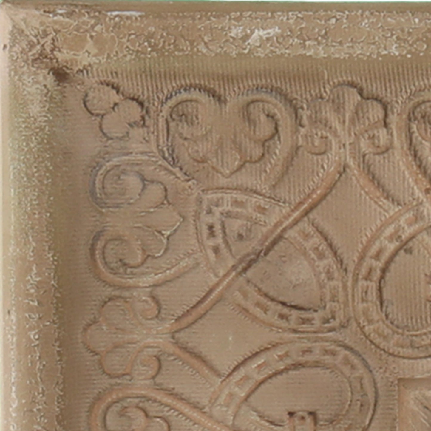 Square Wall Mirror with Intricate Detail