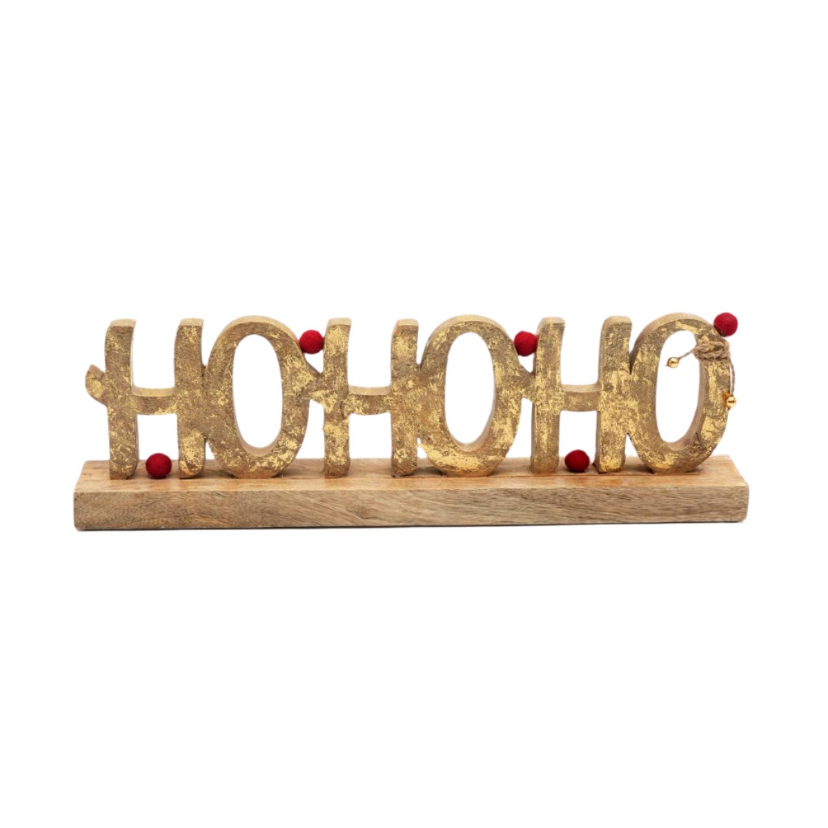Ho Ho Ho Wooden Table Top Sign
