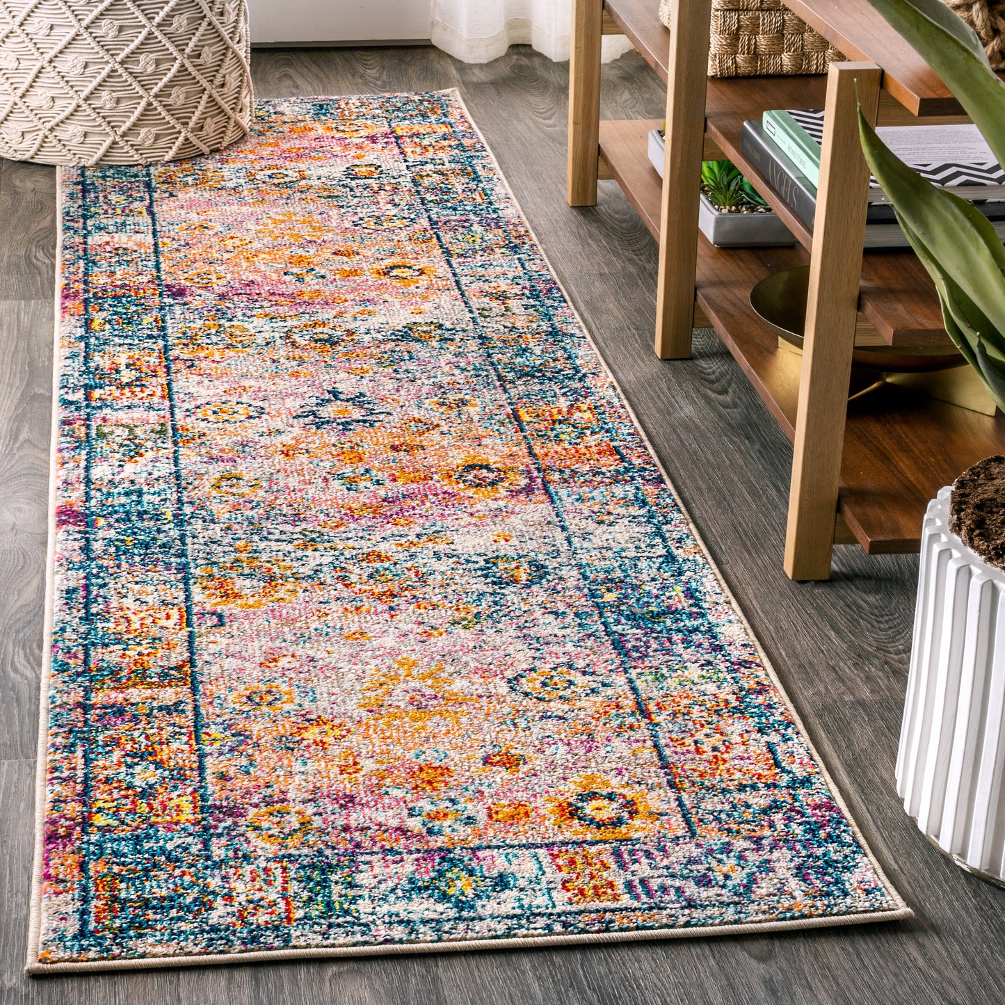 Bohemian FLAIR Boho Vintage Medallion Area Rug
