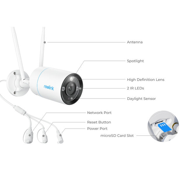 Reolink RLC-810WA 4K 8MP IP Security Camera with Wi-Fi 6 Tech