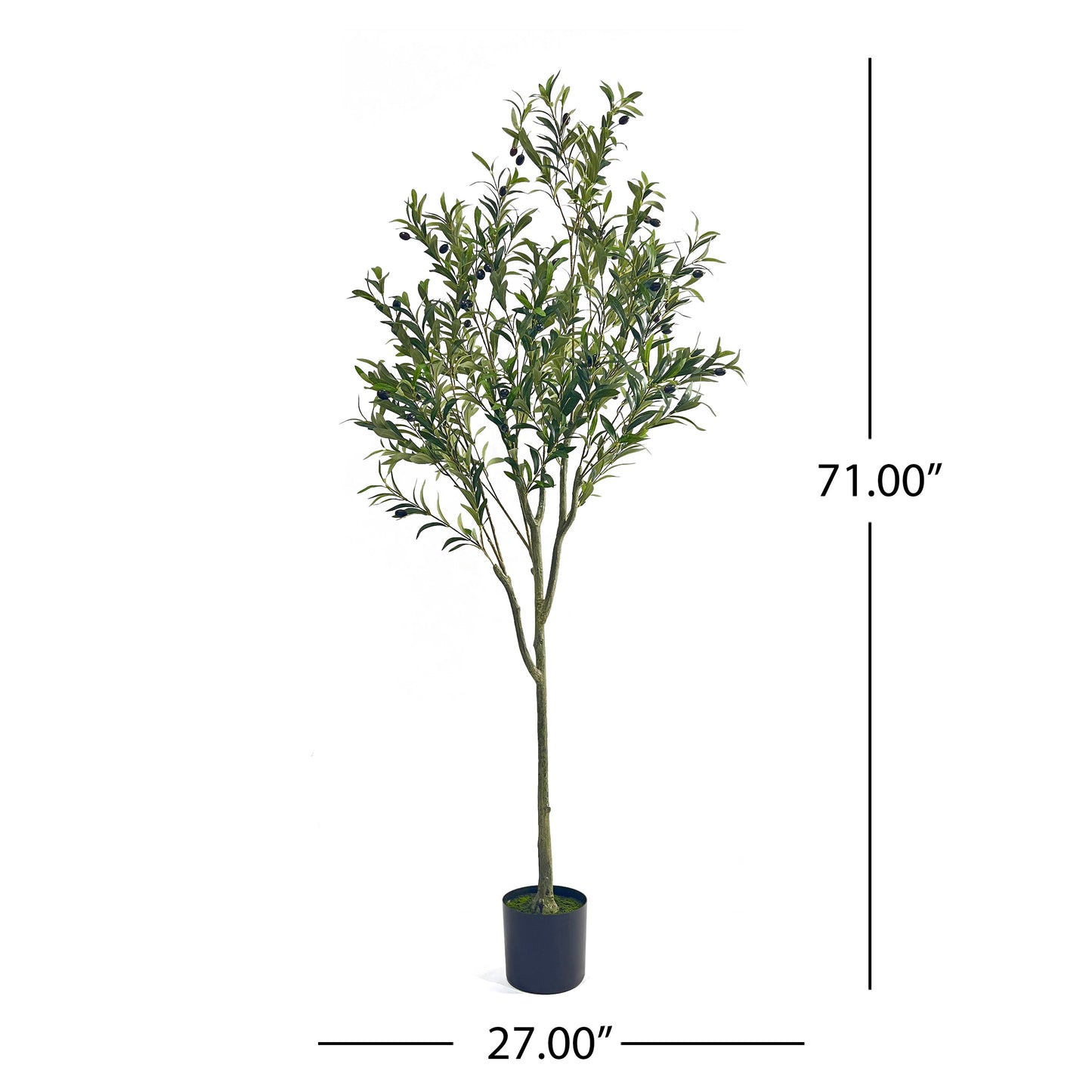 Vortexed Artificial Olive Tree