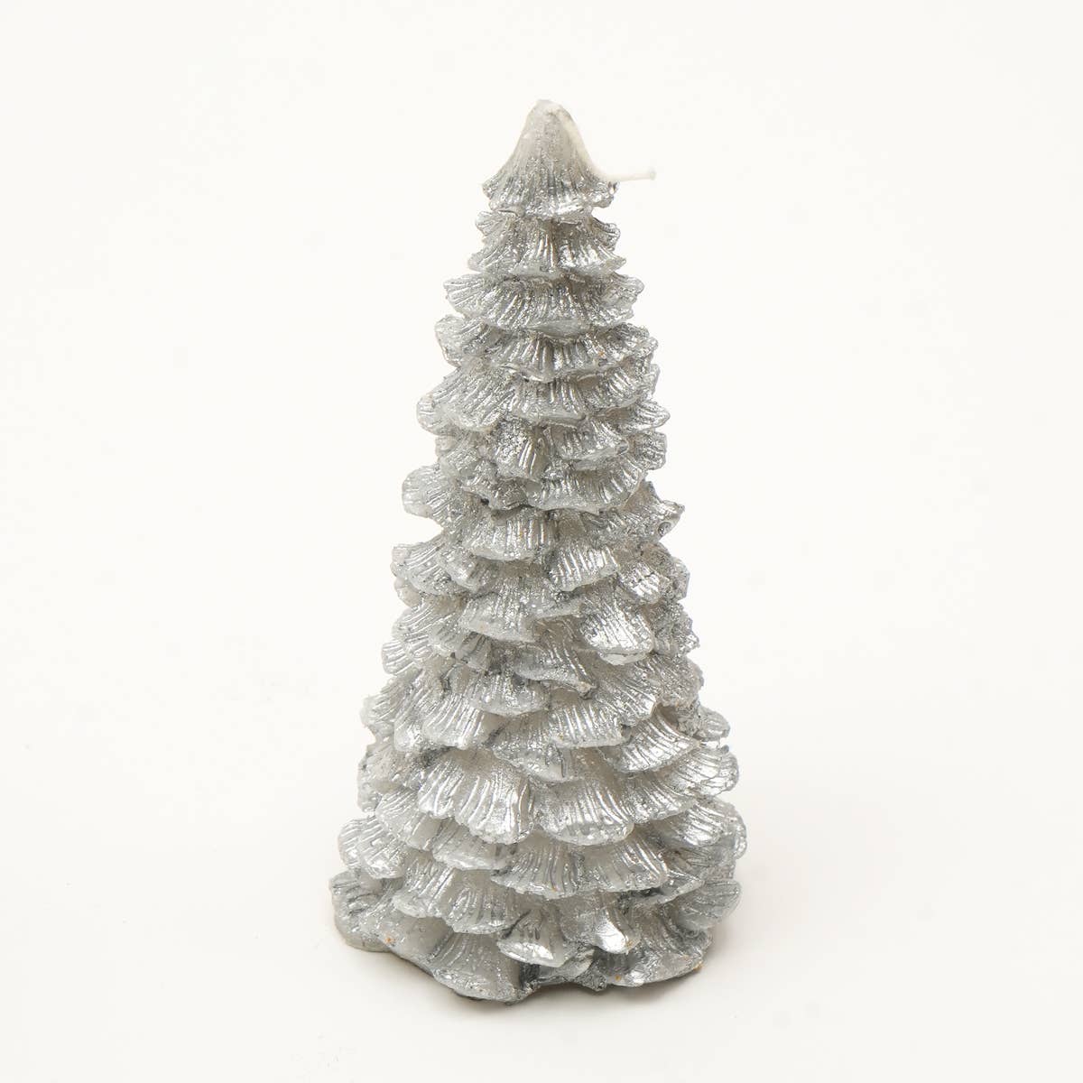 Metallic Christmas Tree Candles, Set of 6