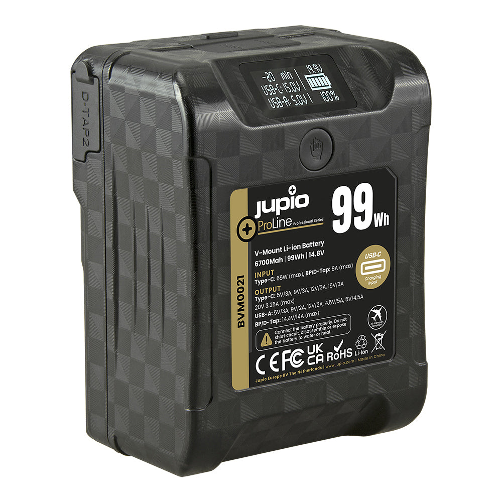 Jupio ProLine 99W/6700mAh Extreme V-Mount Li-Ion Battery For Camera