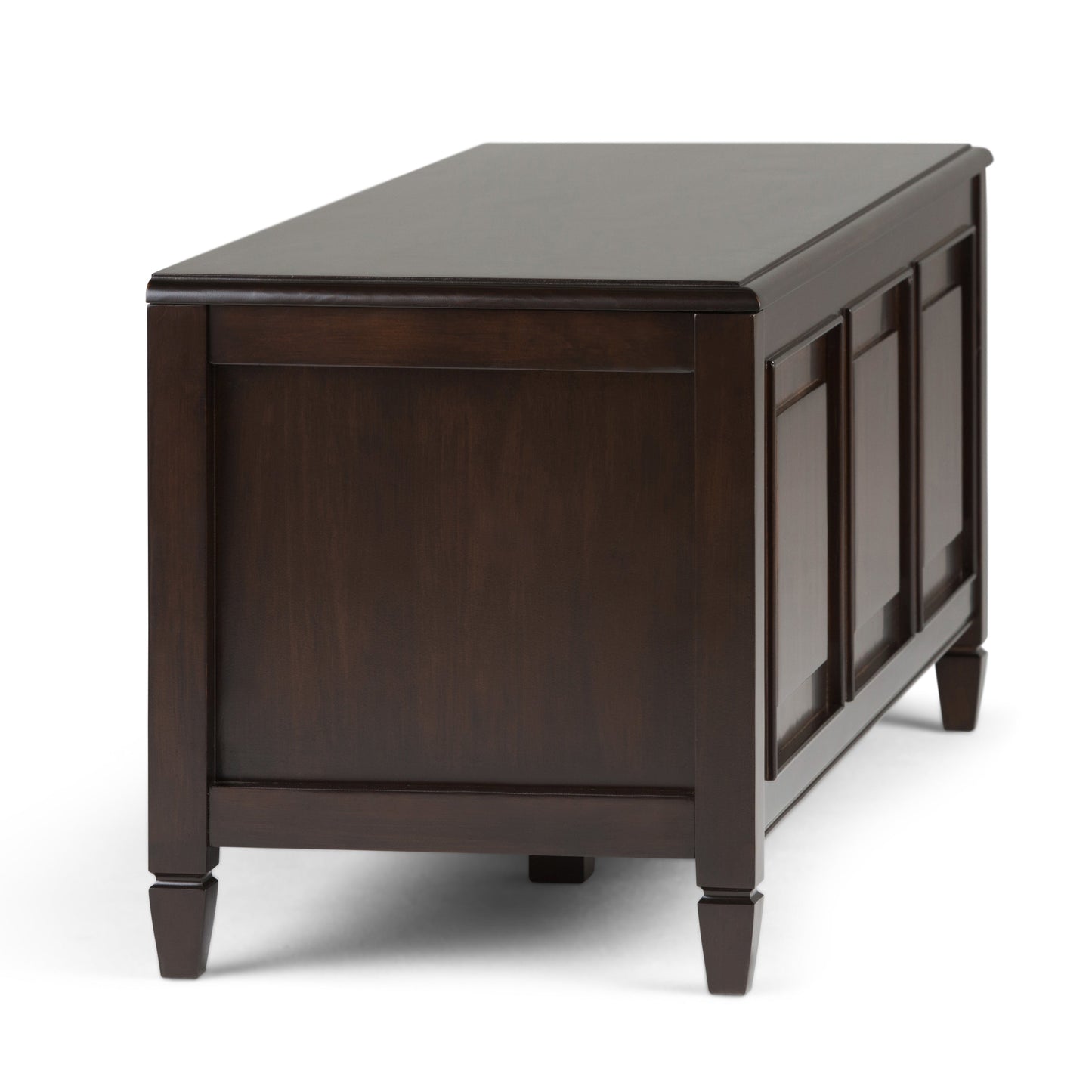 Solarium Storage Bench with Lift-up Lids