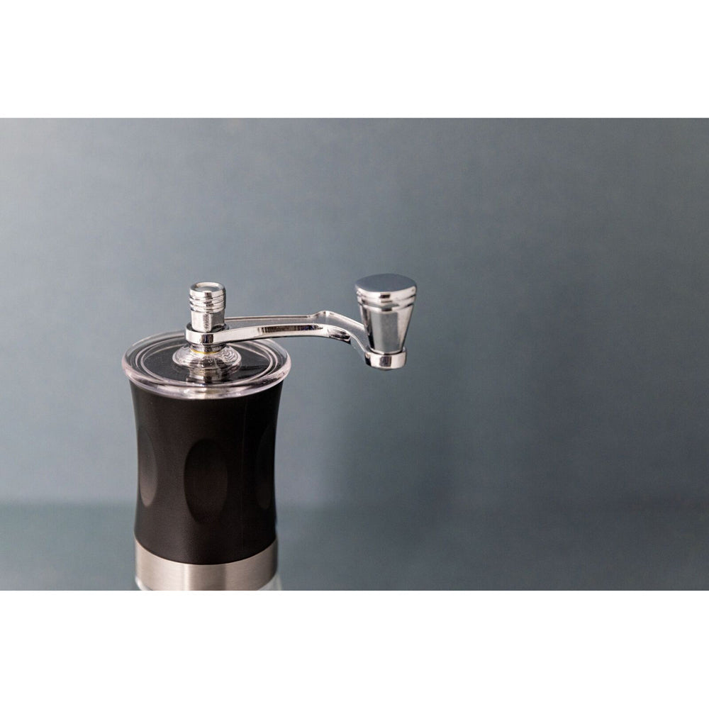 La Cafetiere 19.5cm Manual Stainless Steel Coffee Grinder Black - Small