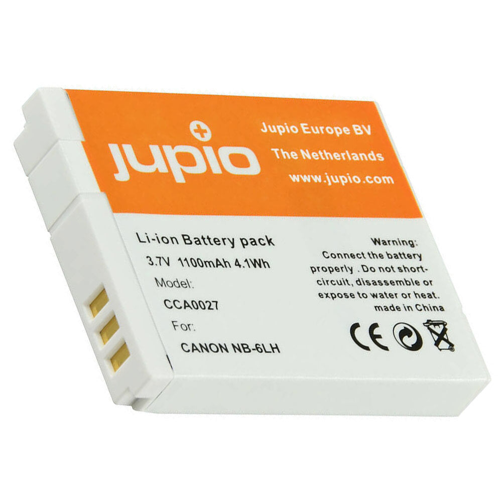 Jupio Li-Ion 3.7V 1100mAh Rechargeable Battery For Canon NB-6LH Camera