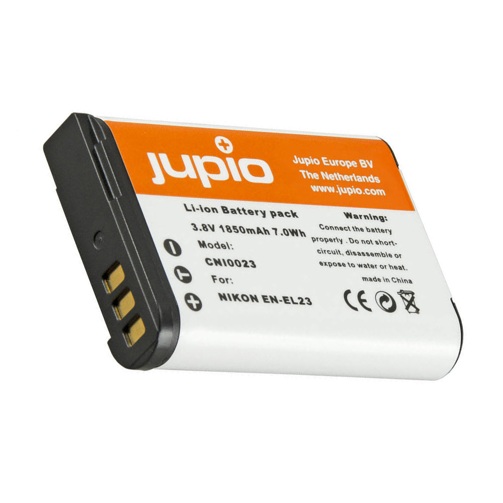 Jupio Li-Ion 3.8V 1850mAh Rechargeable Battery For Nikon EN-EL23 Camera