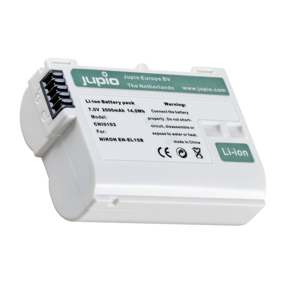 Jupio Li-Ion 7.0V 2000mAh Rechargeable Battery For Nikon EN-EL15B Ultra