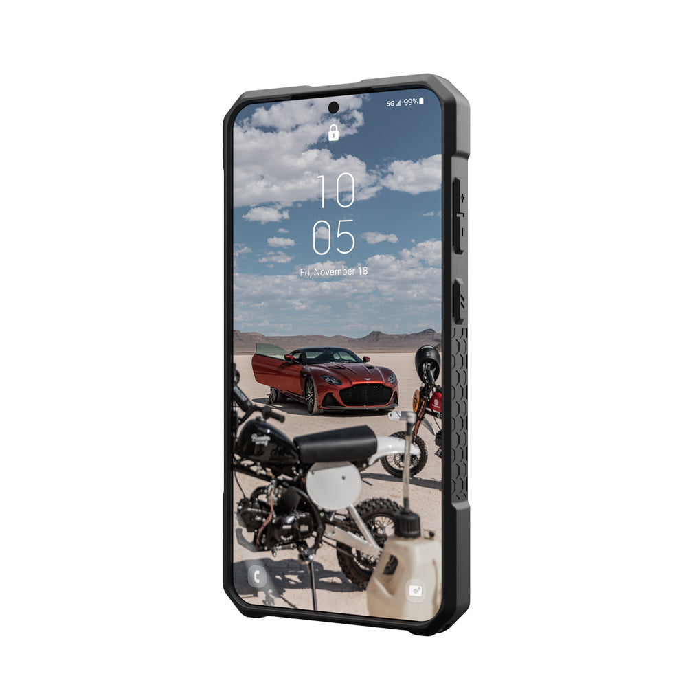 Urban Armour Gear Monarch Pro Bretzel Case For Samsung S24 (Carbon Fiber)