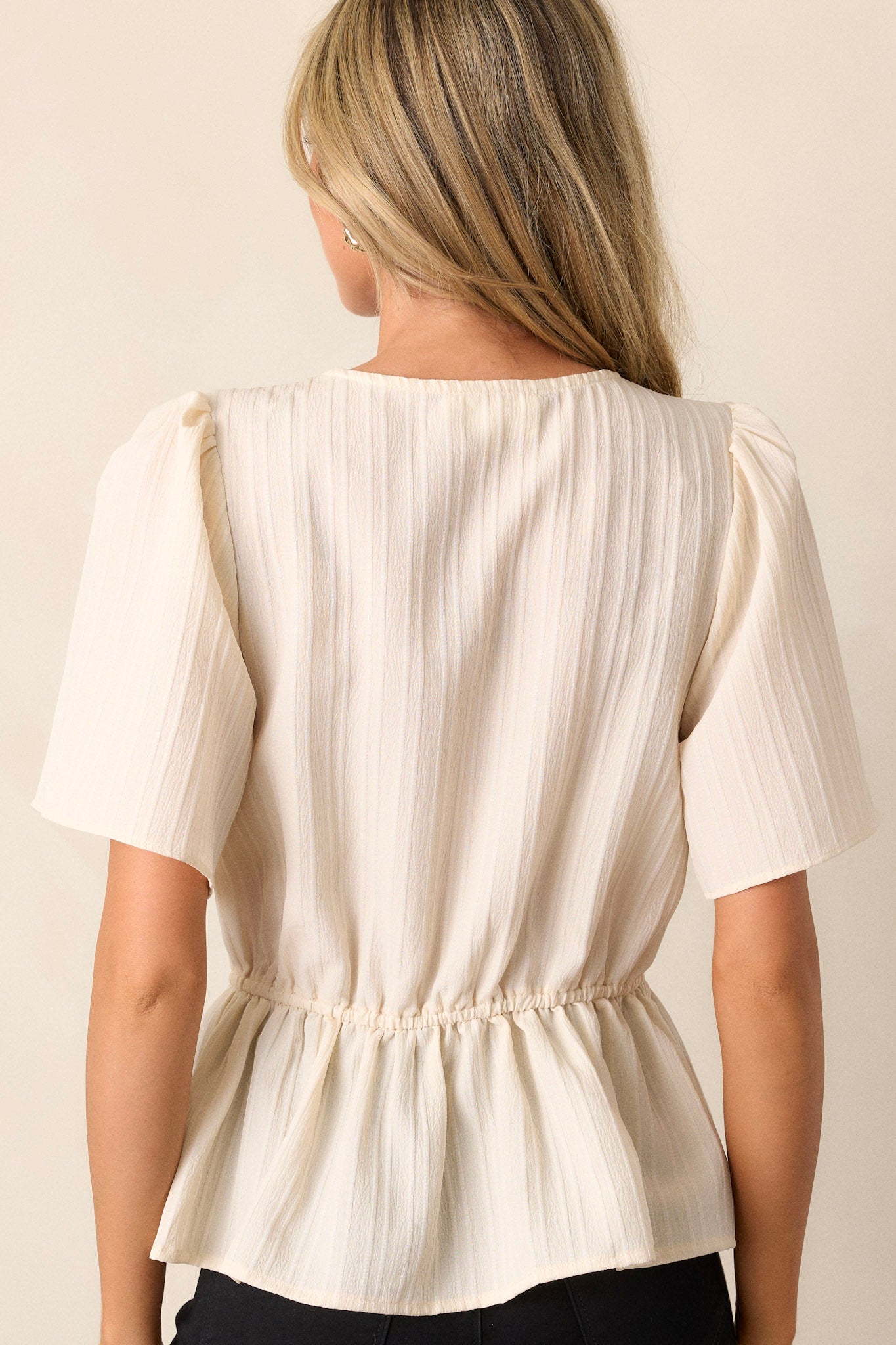Long Train Running Ivory Lace Blouse