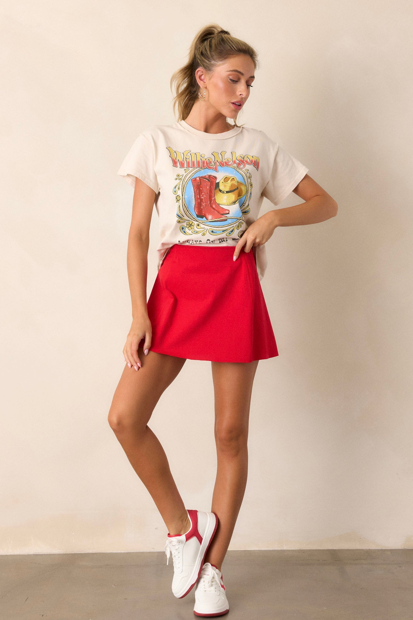 SPANX® The Get Moving Core Luxe Red Skort