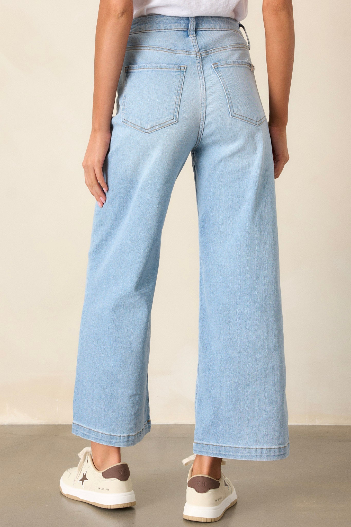 Seraphic Melody Light Wash Wide Leg Jeans