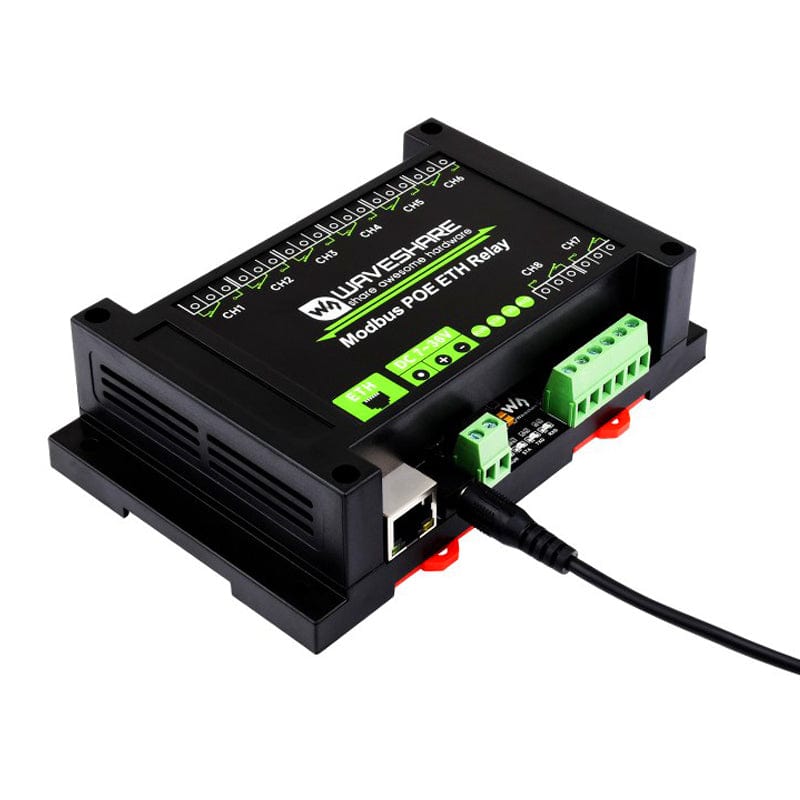 8 Channel Ethernet Relay Module (PoE)
