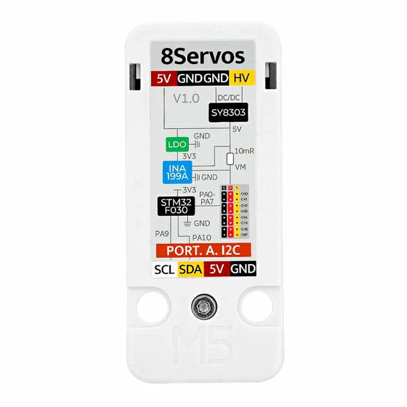8-Channel Servo Driver Unit (STM32F030)