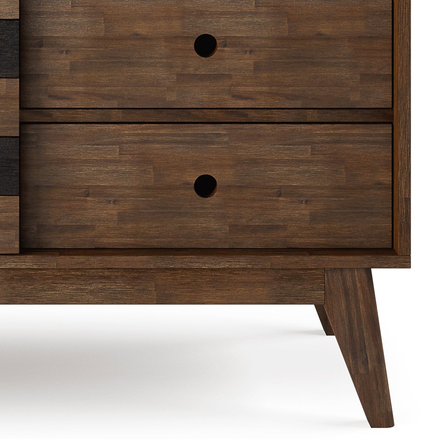 Storage Cabinet with Sliding Doors and 3 Drawers