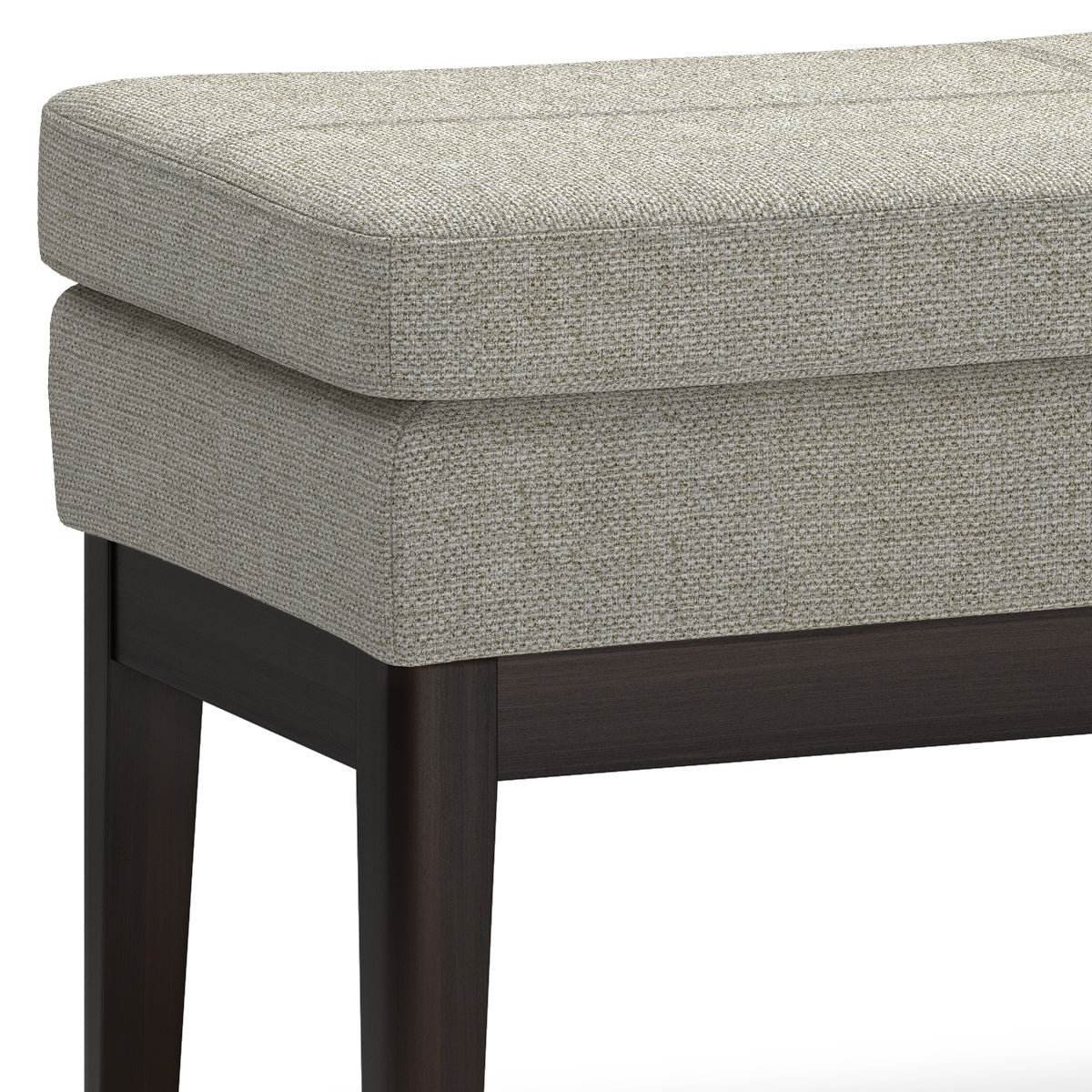 Nocturne 45.28" Ottoman Bench with Stitching Detail