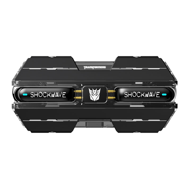 Transformers TF-T01 True Wireless Bluetooth Earbuds (Shock Wave Black)