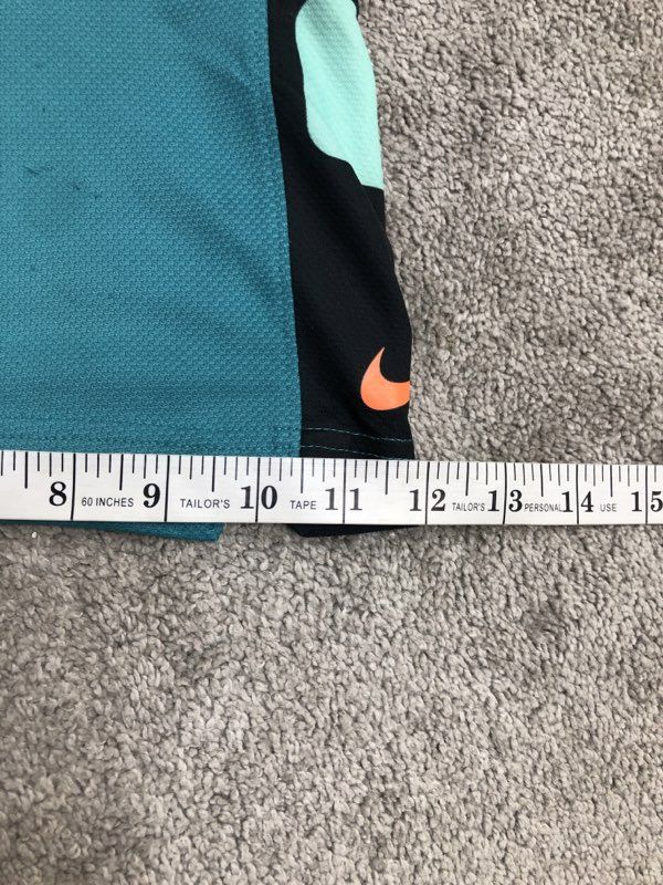 Nike Shorts Mens Large Blue Bermuda Dri Fit Activewear Running Jogging Logo