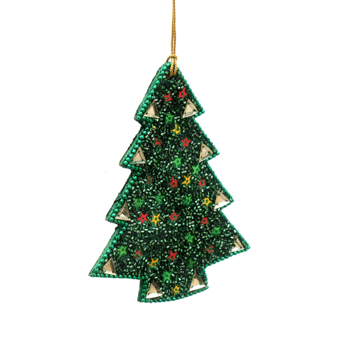 Beaded Star Ornament, Set of 6