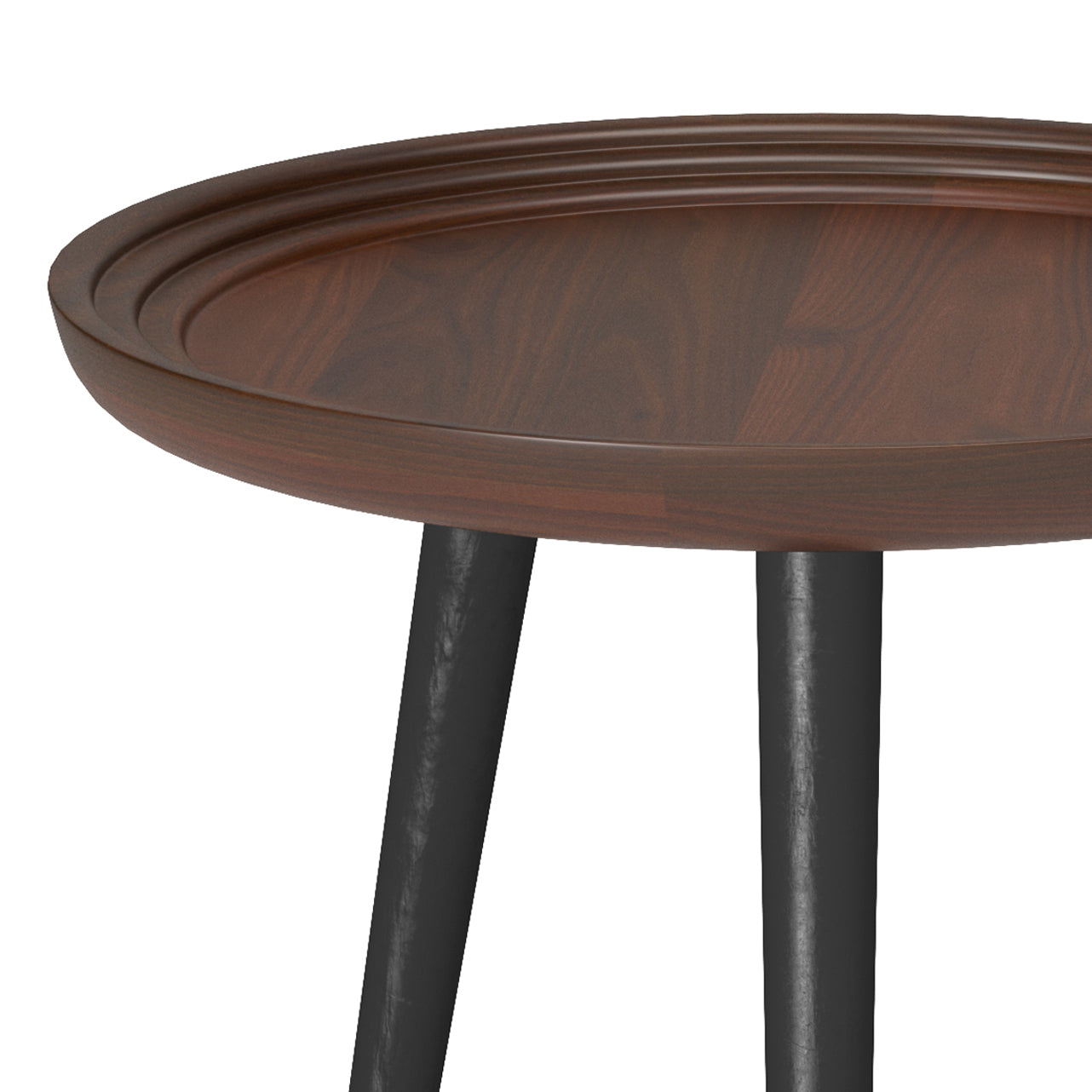 Side Table with Round Tray-style Top