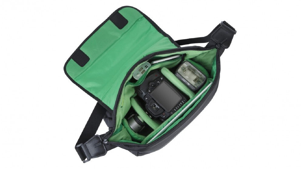 Rivacase 7450 DSLR SLR Camera Bag Messenger Shoulder Case For Sony Canon (Black)