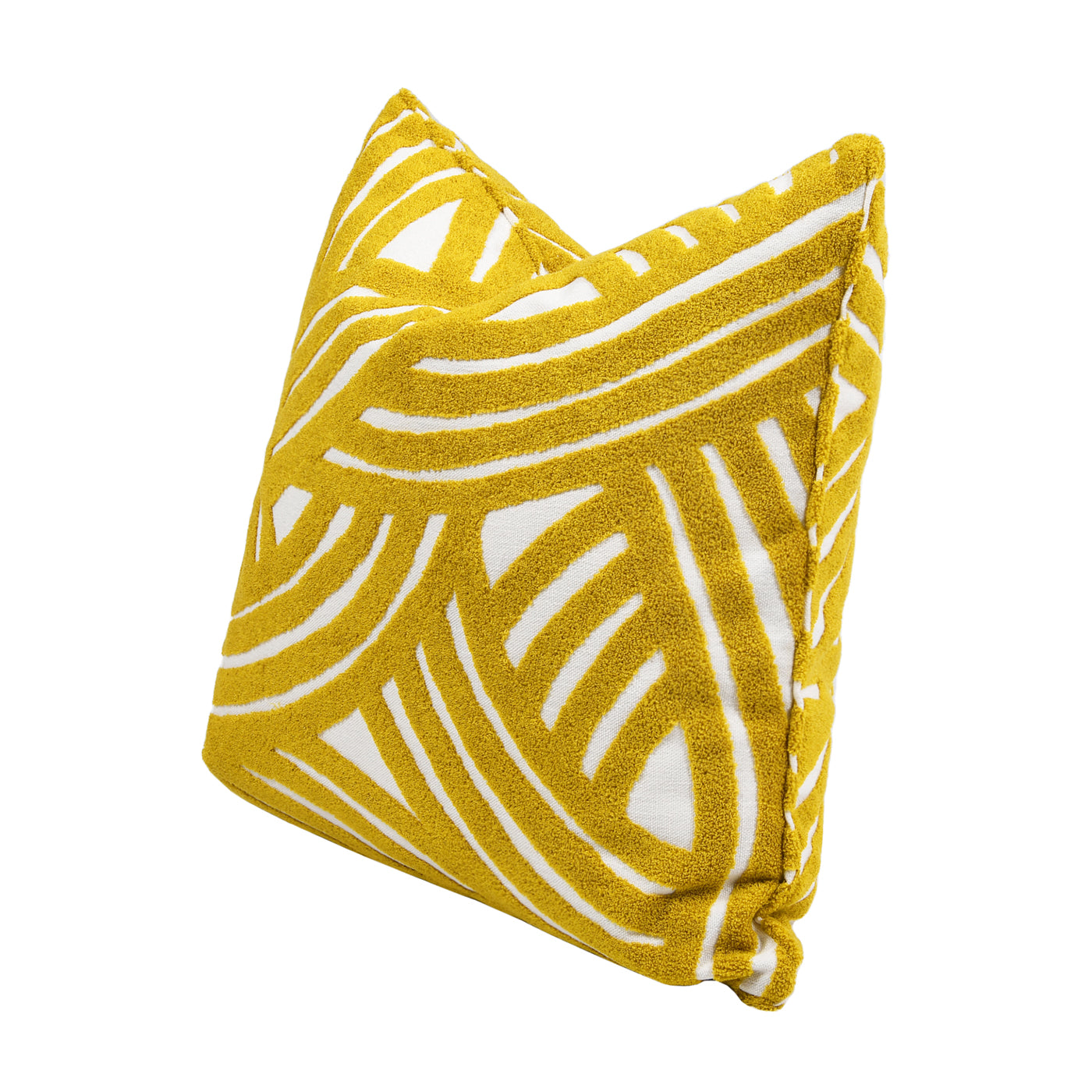 Square Embroidered Throw Pillow
