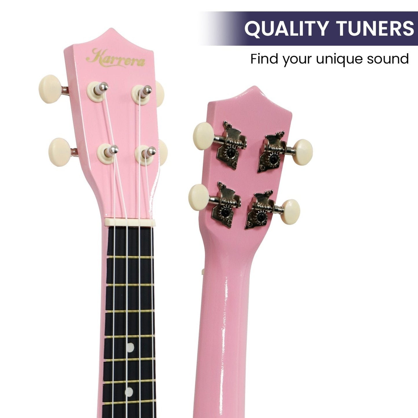 Karrera 21" Ukulele Guitar (Pink)