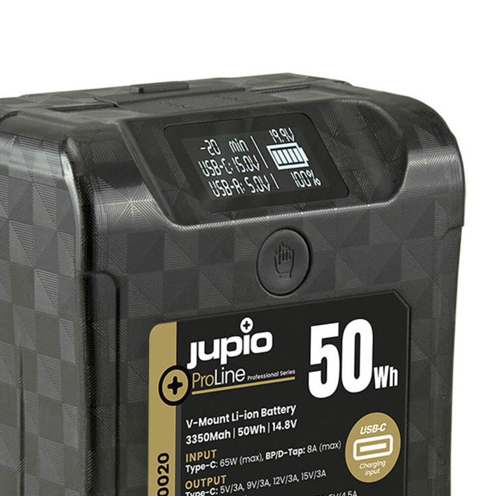 Jupio ProLine 50W/3350mAh Extreme V-Mount Li-Ion Battery For Camera