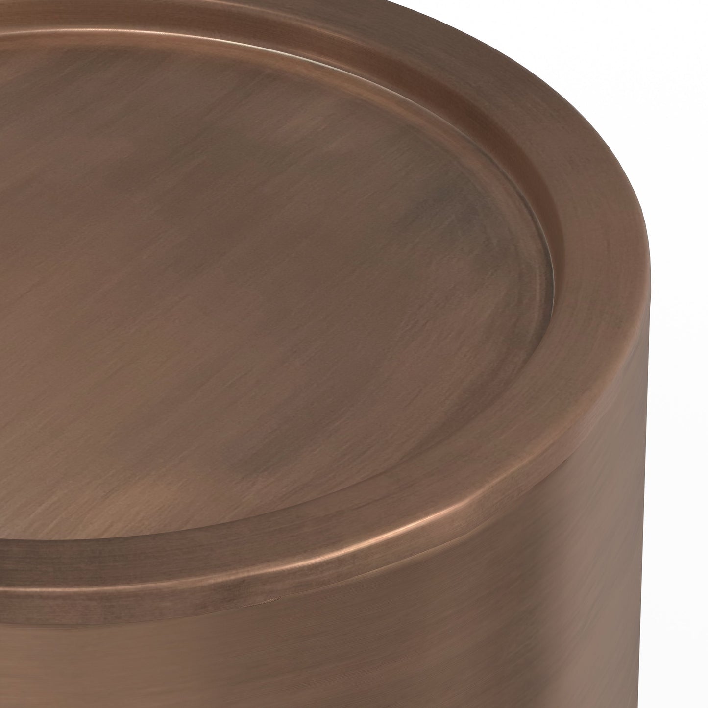 Hyperion Side Table with Round Cylinder Shape