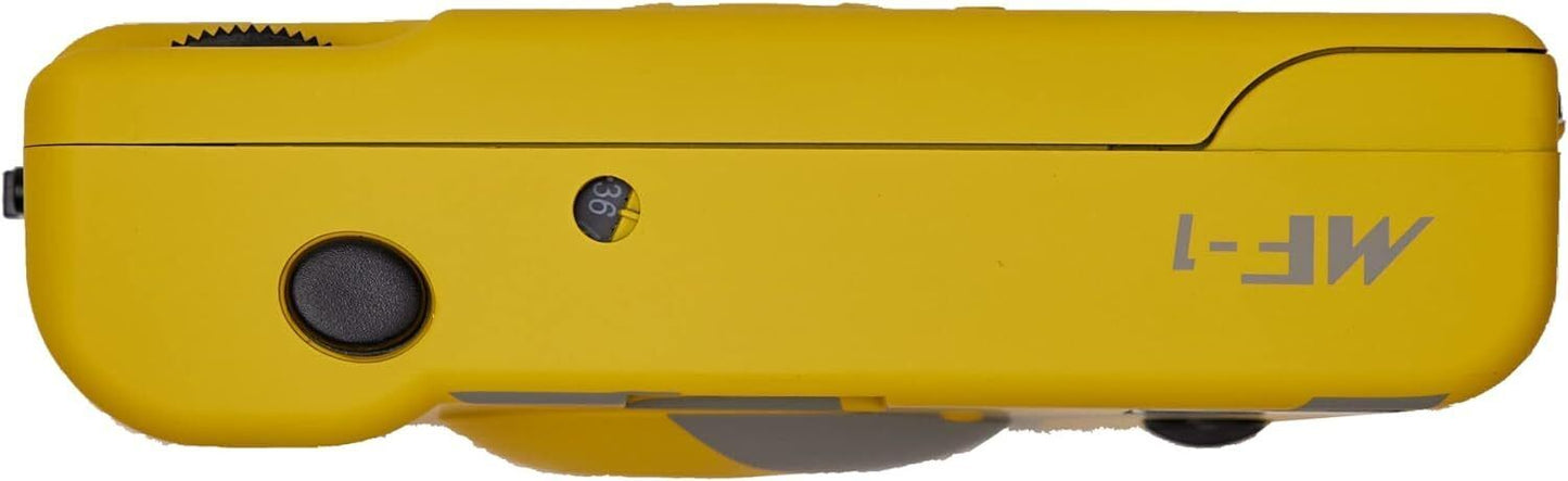 Yashica MF-1 Snapshot Reusable 35mm Film Camera Set (Yellow)