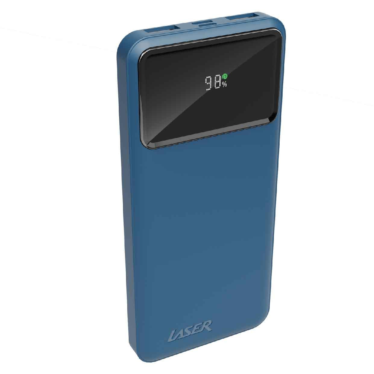 Laser 10000mAh Powerbank 18W PD with LED Indicator (Navy)