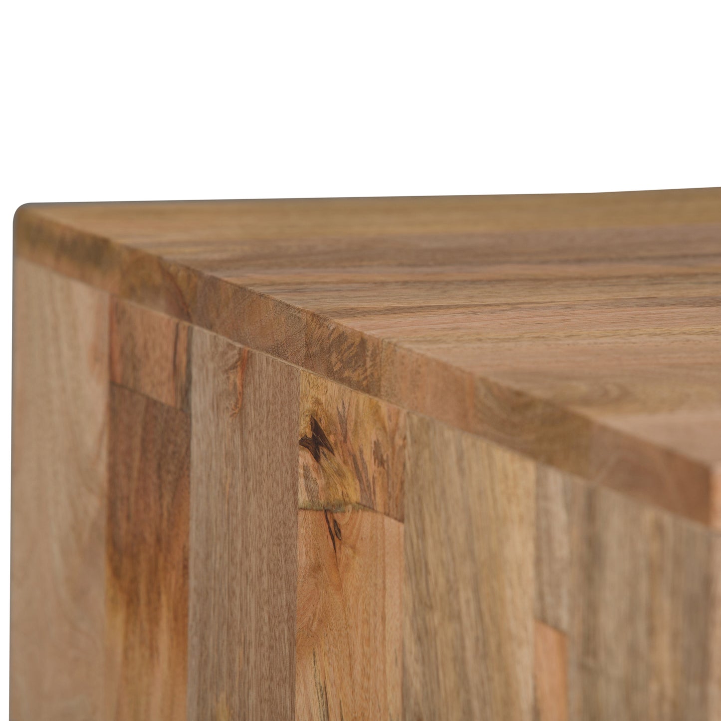 Side Table with Open Compartment and Hairpin Legs