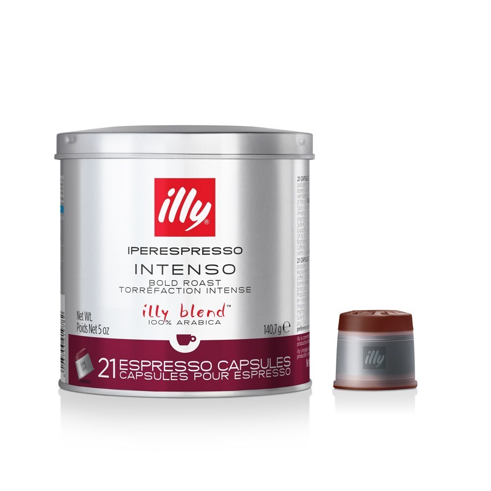 Illy 21 Pieces Intenso iperEspresso Coffee Capsules 140g