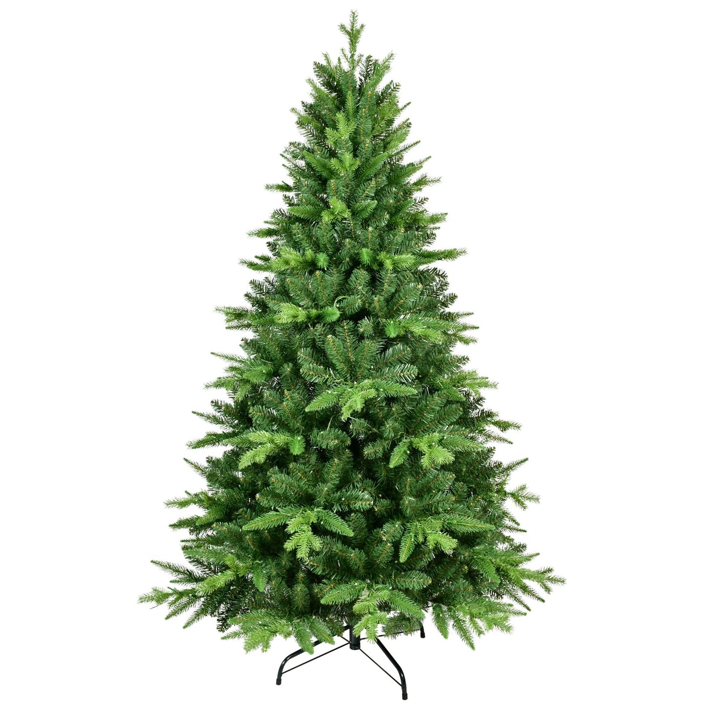 Alvoa 6 ft PE and PVC Prelit LED Light Christmas Tree