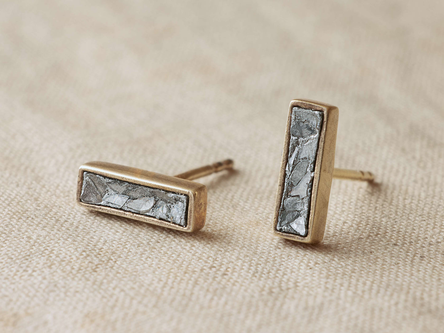 Morgana Gold Stud Earrings
